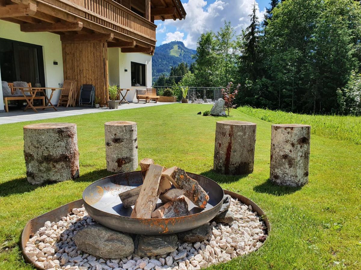 Zeitfrei Chalet Apartments Fieberbrunn Kültér fotó